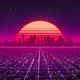 Synthwave Retro City Side-scrolling VJ Loop - VideoHive Item for Sale