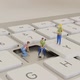 Miniature People Repairing Keyboard - VideoHive Item for Sale