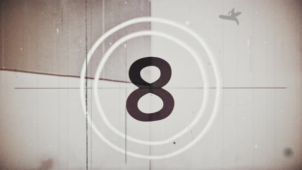 Monochrome Universal Countdown Film Leader alt