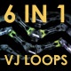 Cyber Machines VJ Loops 6 In 1 - VideoHive Item for Sale
