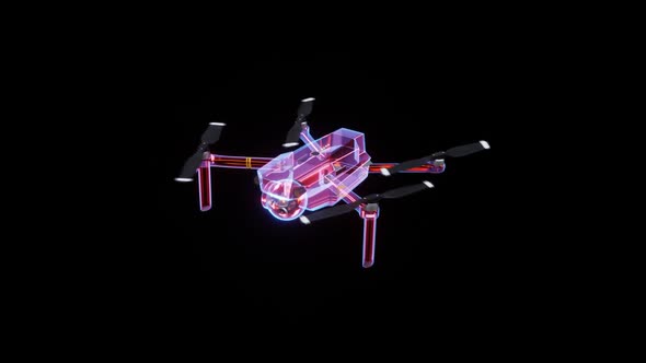 Glass Neon Drone 02