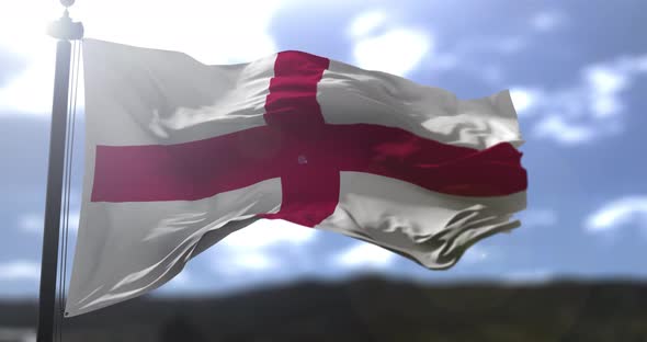 English national flag. England country waving flag