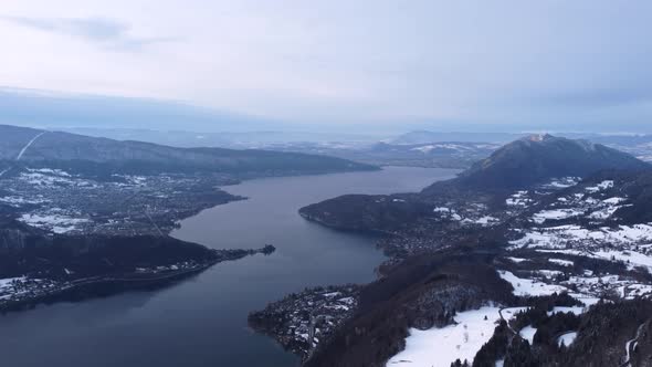 Beautiful Landscape in Aerial Drone Shot