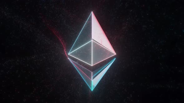 Ethereum Crypto Currency Emblem 4k alt
