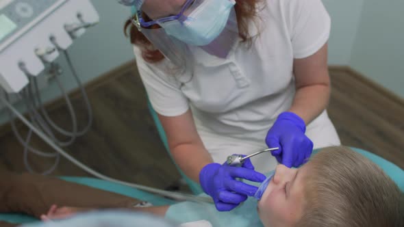 Boy at Dentist's Session