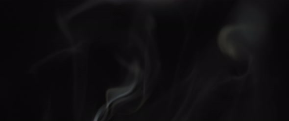 White incense smoke swirling in slow motion alt