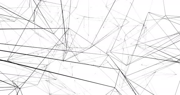 Technology network background. Abstract motion graphics