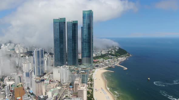 Korea Busan Haeundae City Skyscrapers