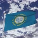South Dakota Flag With Sky - VideoHive Item for Sale