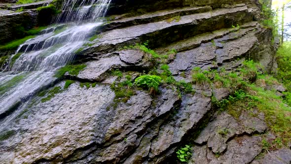 Stunning waterfalls in Wimbach, Germany, Alps