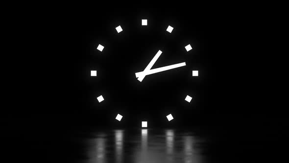 3D Clock Time-Lapse