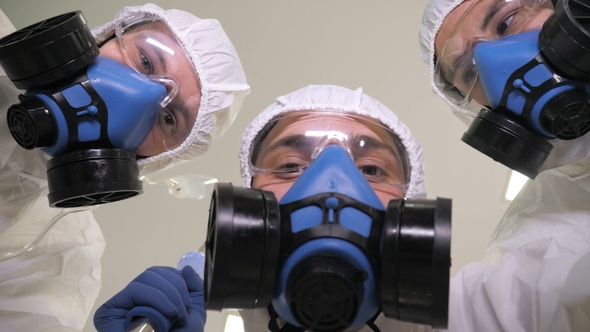 Doctors in Protective Suits