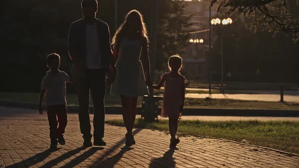 Evening Family Walk alt