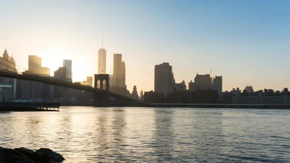 Brooklyn Bridge and Manhattan Bridge