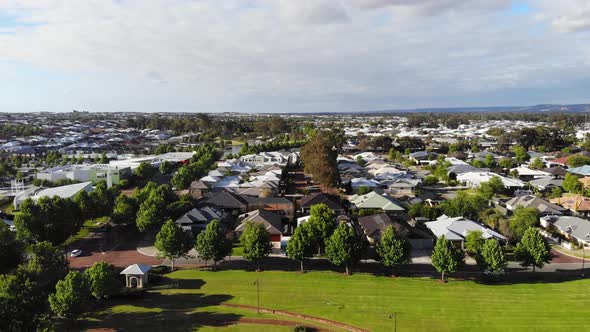 Aerial View of a Suburbia in Australia