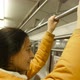 Beautiful Girl is Standing in a Subway Car - VideoHive Item for Sale