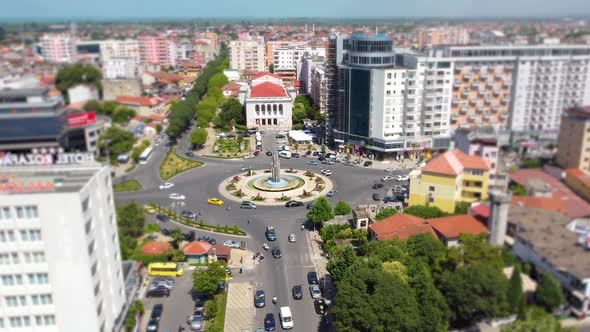 Shkodra Town in Albania