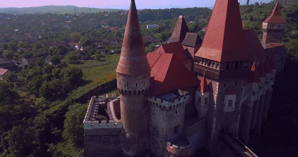 Corvin Castle In Transylvania, Romania