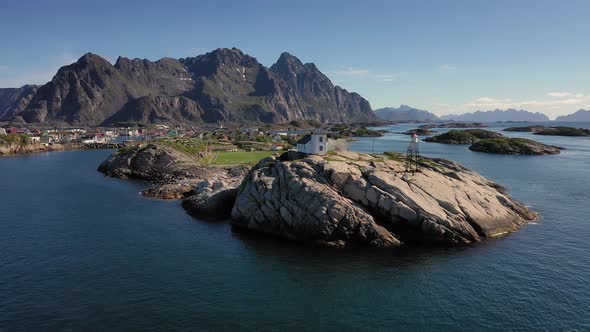 Henningsvaer Lofoten Is an Archipelago in the County of Nordland, Norway