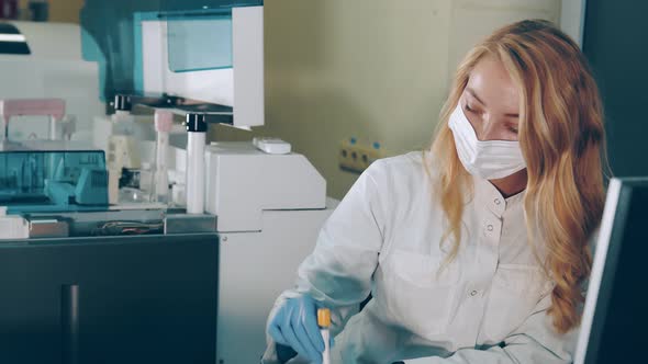 Blood Test in the Laboratory