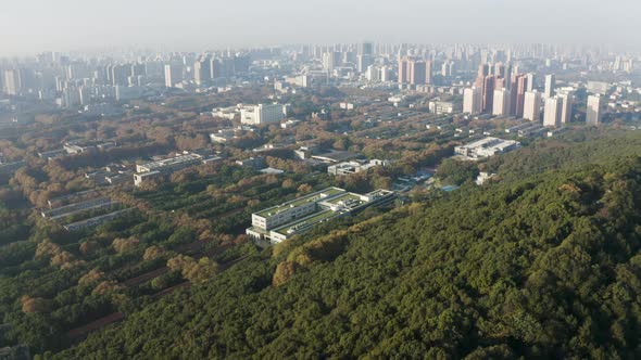 Aerial photography of Huazhong University of science and Technology Campus
