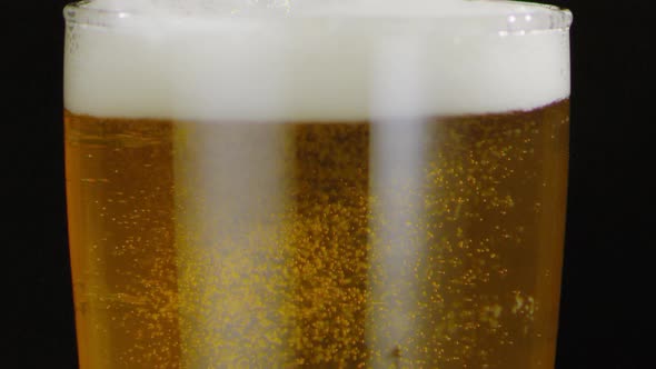 Cold Beer in slow motion