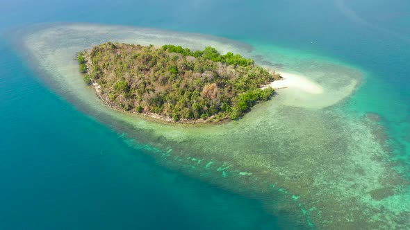 Tropical Islands and Blue Sea