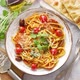 Tasty Appetizing Pasta Served with Tomato Sauce - VideoHive Item for Sale