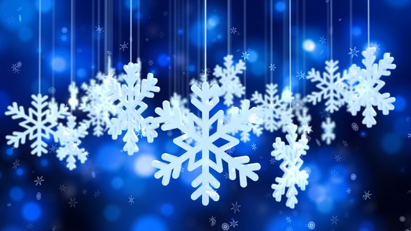 Christmas Snowflakes Background