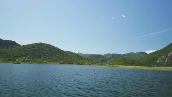 Crnojevicha River and Skadar Lake View From the Boat