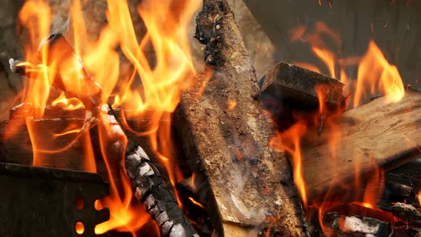 Wooden Fire and Flames Like Hell alt