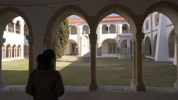 Portalegre Library in Santa Clara Convent, Portugal