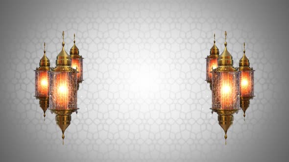 Arabic Golden Ramadan Lantern 4 alt