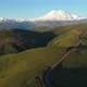 Aerial view of the highest mountain in Europe, Elbrus - VideoHive Item for Sale