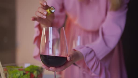 Faithless Wife Adds Venom Into Annoying Husband Wineglass