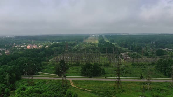 High voltage steel power station