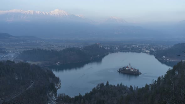 Bled Lake and Marijinega Vnebovzetja Church