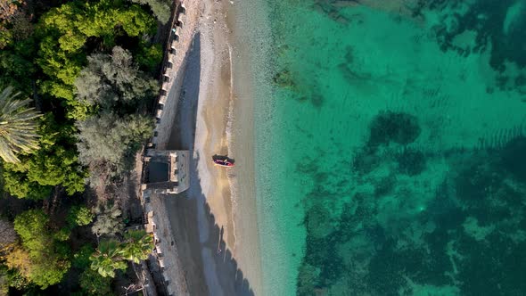 Small Beach Near the Fortress Alanya Turkey