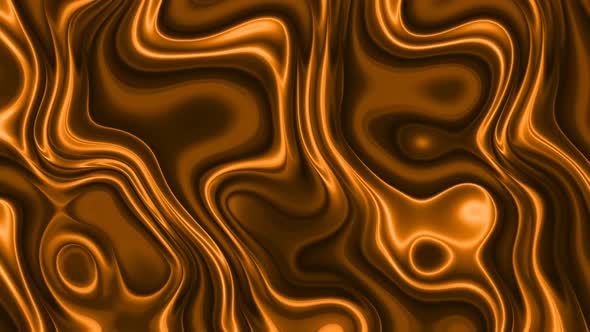 Brown Color Silky Wave Motion Liquid Animated Background