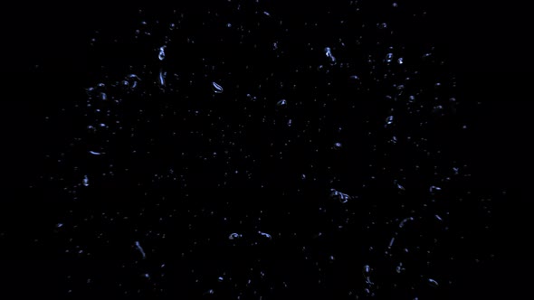 Water splashing explode from center around itself alt