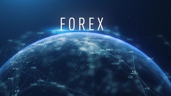 Global Abstract Cyber Earth Forex