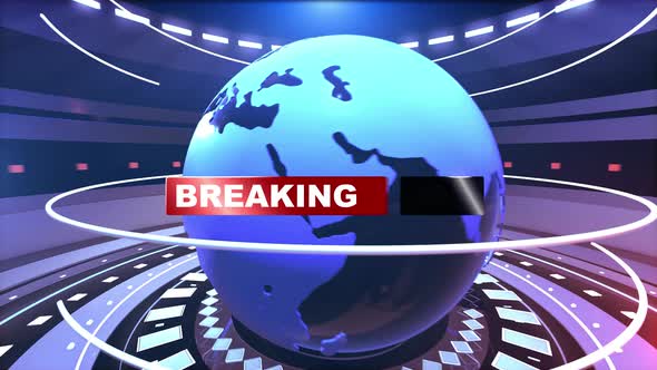 Breaking News Loop 4k