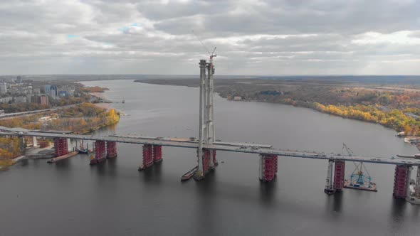 Aerial Bridge Construction