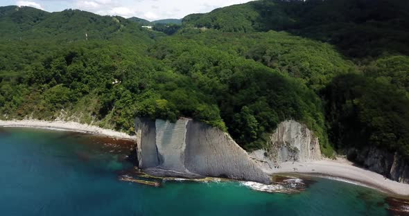 Skala Kiseleva is a Natural Monument on the Territory of the Tuapse District of the Krasnodar