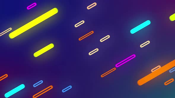 Glowing Multicolored Stripes alt