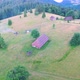 Aerial drone flight over mountain cabin - VideoHive Item for Sale