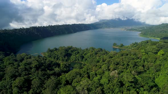 Beautiful Lake in the Mountains