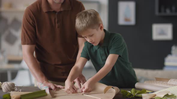 Crafting Paper Kite At Home