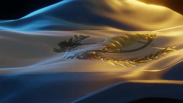 Guatemala - Stylized Flag