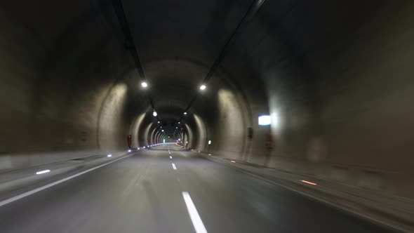 Driving Out Of Tunnel